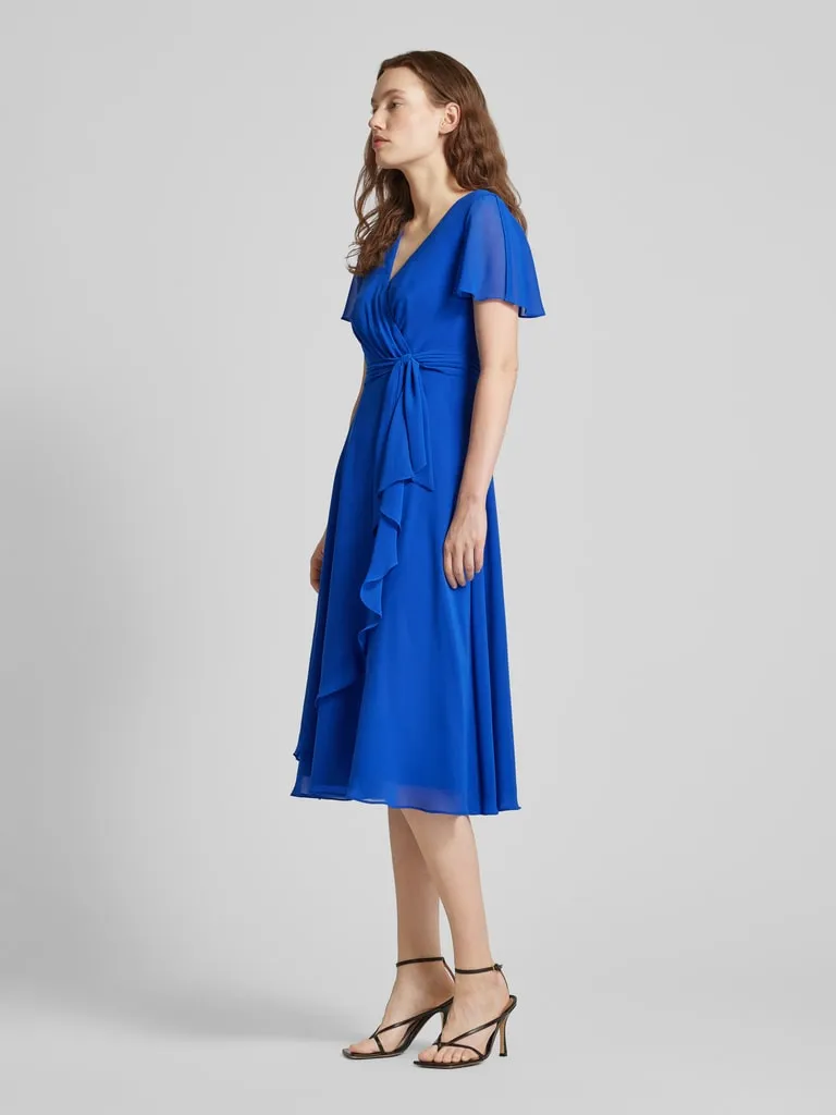 Christian Berg Cocktail Cocktailkleid in Wickel-Optik (royal) online kaufen