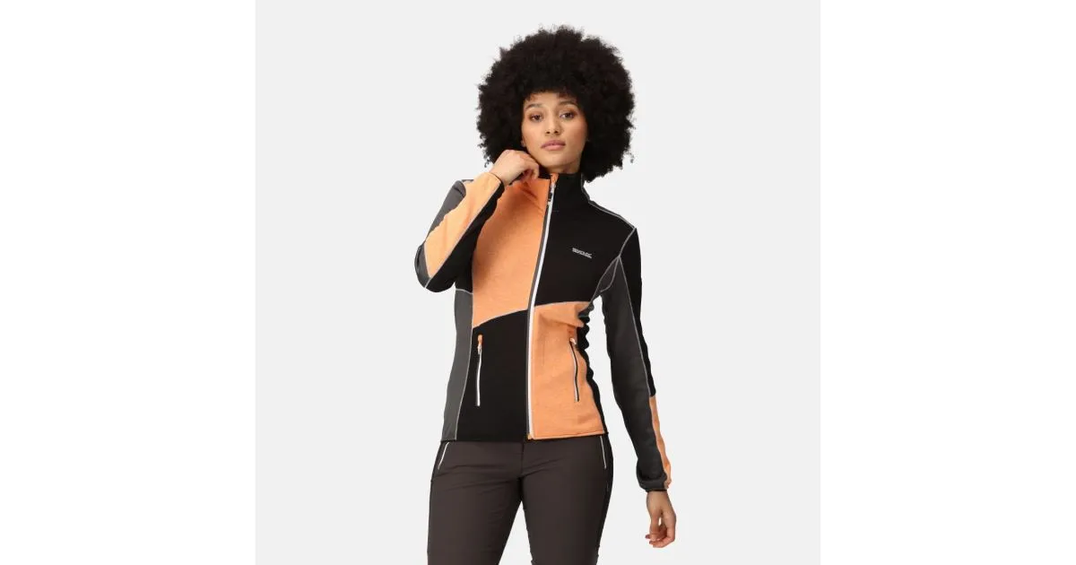 Damen-Sweatshirt Regatta LINDALLA VI orange/schwarz